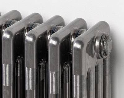 Fitzrovia Horizontal 4 Column Radiator in Raw Lacquer