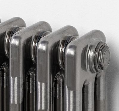 Fitzrovia Horizontal 3 Column Radiator in Raw Lacquer