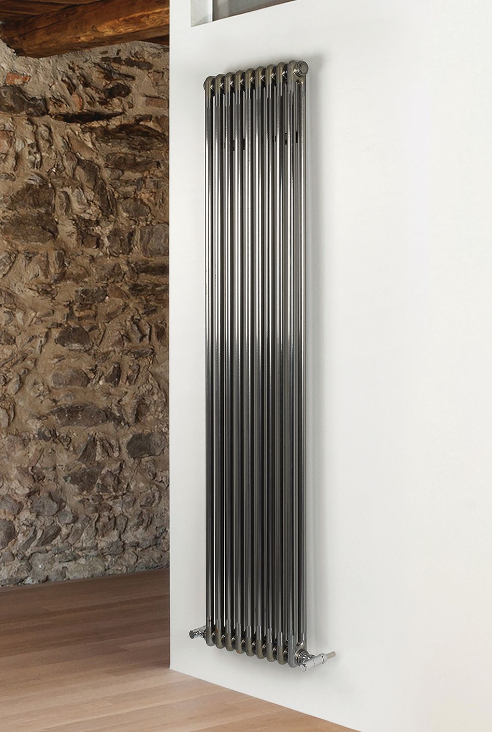 Fitzrovia Vertical Column Radiator in Raw Lacquer