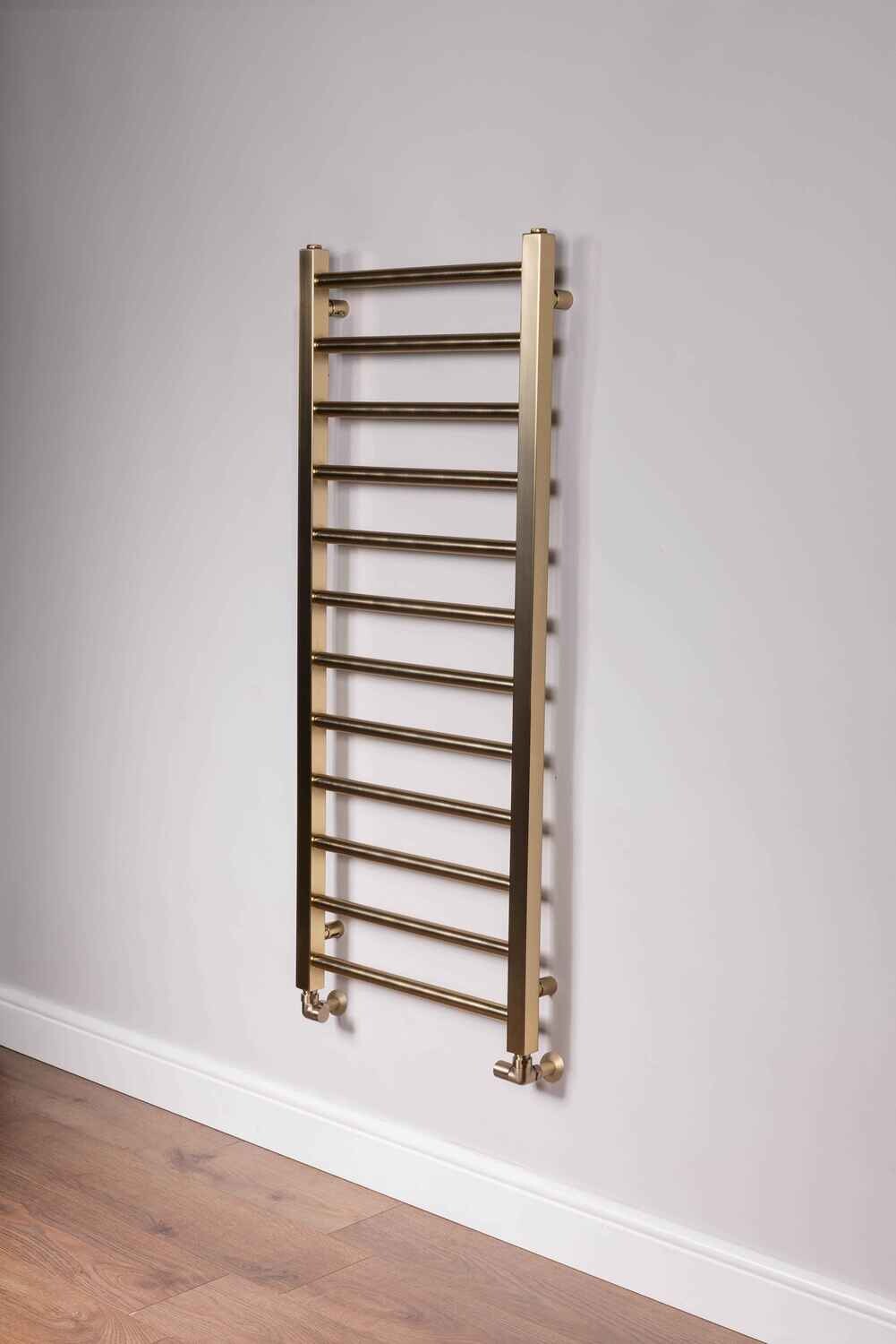 Kylo Towel Rail in Brushed Brass Finish
