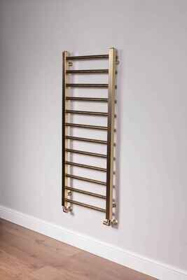 Kylo Towel Rail in Brushed Brass Finish