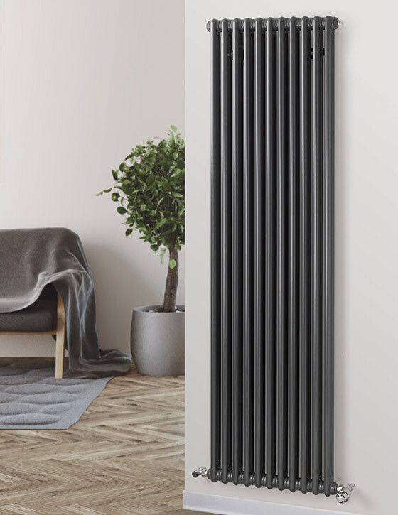 Fitzrovia 2 Column 1800mm High x 392mm Wide - Anthracite