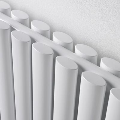 Cove Double Horizontal - 550mm High x 1180mm Wide - White