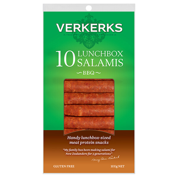 BBQ Lunchbox Salamis 100gm