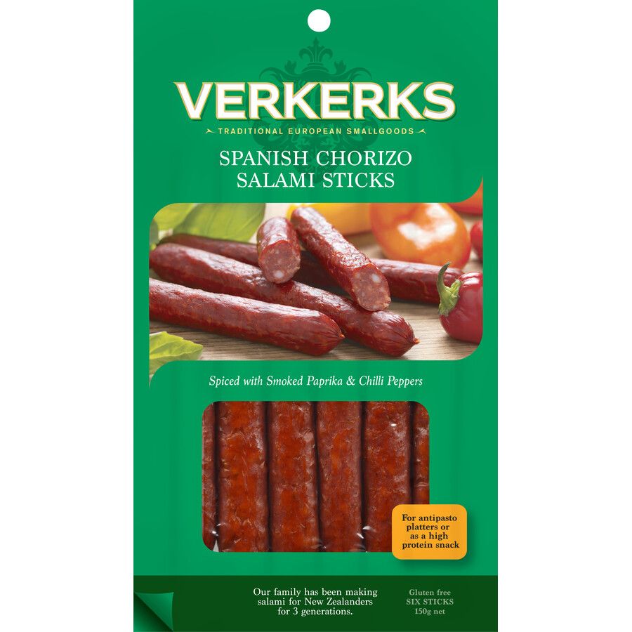 Spanish Chorizo Salami Sticks 150gm