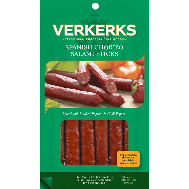 Spanish Chorizo Salami Sticks 150gm