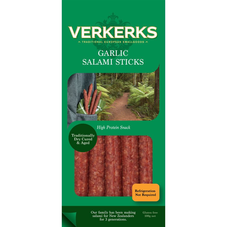 Garlic Salami Sticks 100gm