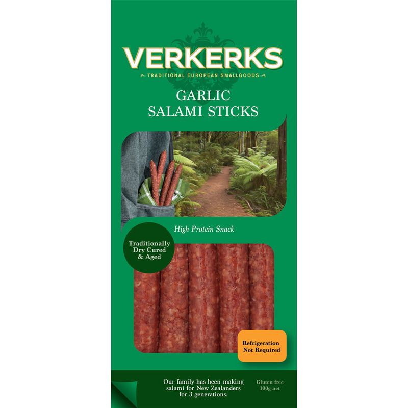 Garlic Salami Sticks 100gm