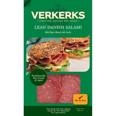 Lean Danish Salami 100gm