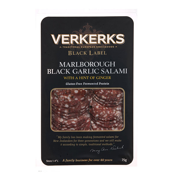 Black Garlic and Ginger Salami 75gm