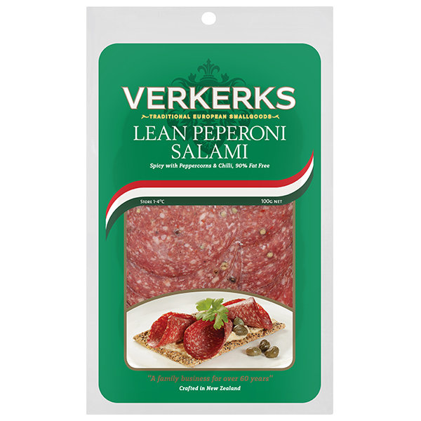 Lean Peperoni Salami 100gm