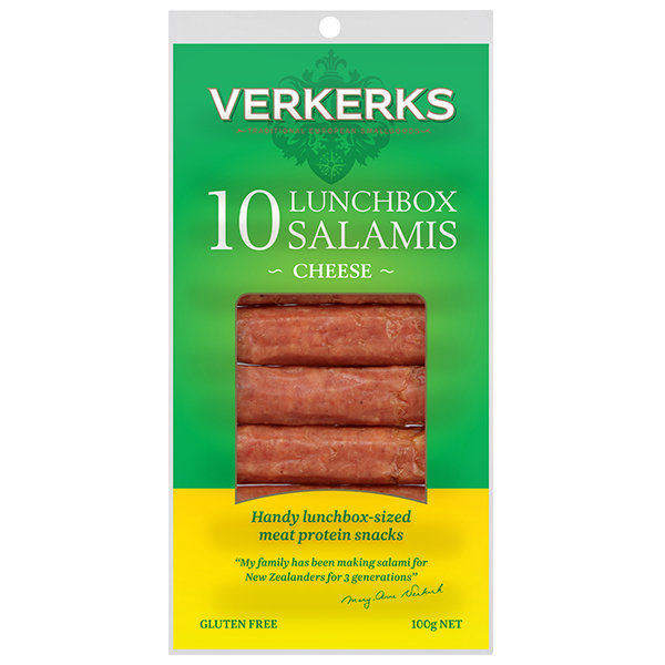 Cheese Lunchbox Salamis 100gm