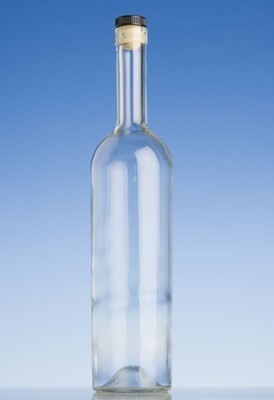 750ml Wine/spirit bottle with plastic top cork