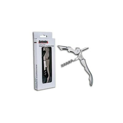 STAINLESS STEEL FRENCH STYLE WAITERS CORKSCREW