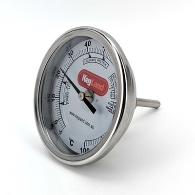Thermometer - Weldless with 42mm Probe