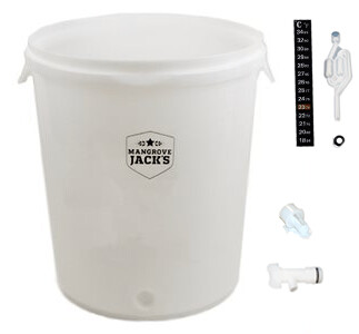30L Fermenter, Tap Airlock &amp; Therm