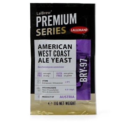 BRY 97  American West Coast Ale Yeast - Lallemand