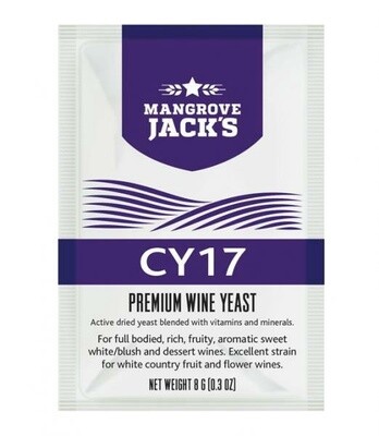 CY17 - sweet white/blush and dessert wine yeast