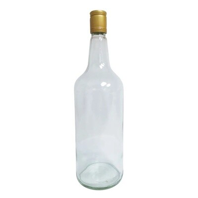 Glass Spirit Bottle &amp; Cap. 1125ml (single bottle)