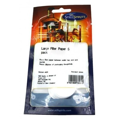 Large Filter Paper, 5 Pack