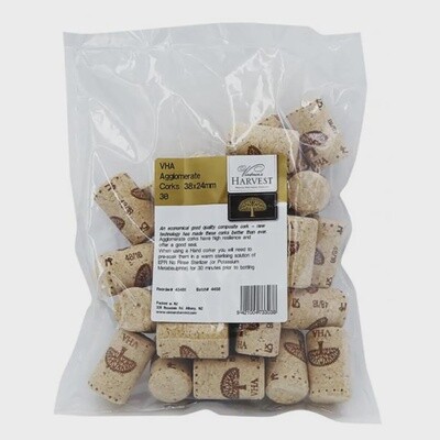 VHC Colmate Corks 38x24mm, Bag 30