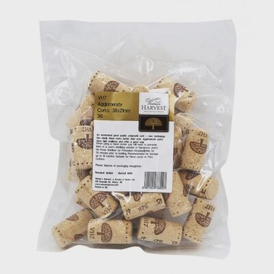 VH7 Agglomerate Corks 38x21mm, Bag 30