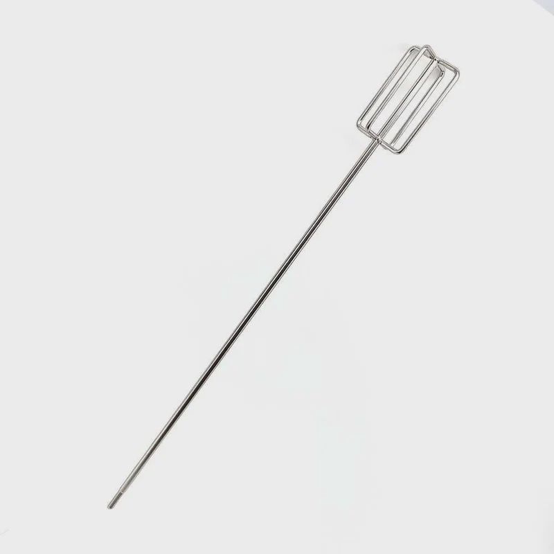 Premium Stainless Steel Drill Powered Mash Stirrer &amp; Mixer - 1/4 Inch Hex Drive