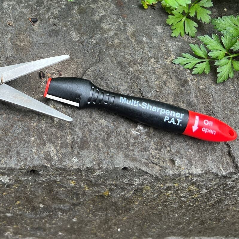 Sharpener for secateurs and garden hand tools Sharpener for secateurs and garden hand tools