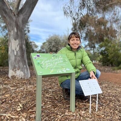 Bush Tucker Garden Welcome Sign
