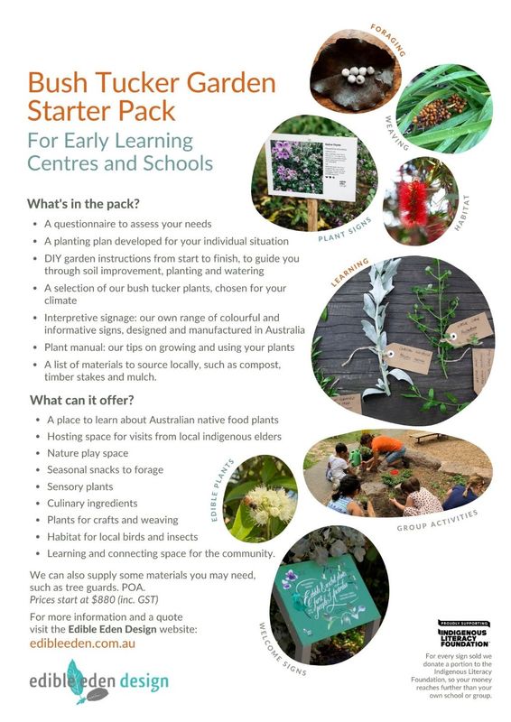 Bush Tucker Garden Starter Pack For Early Learning Centres and Schools