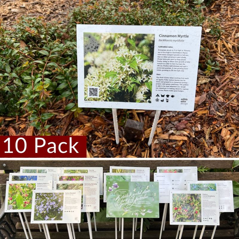 Commercial Range - Bush Tucker Plant ID Interpretive Signs - Bonus pack 10