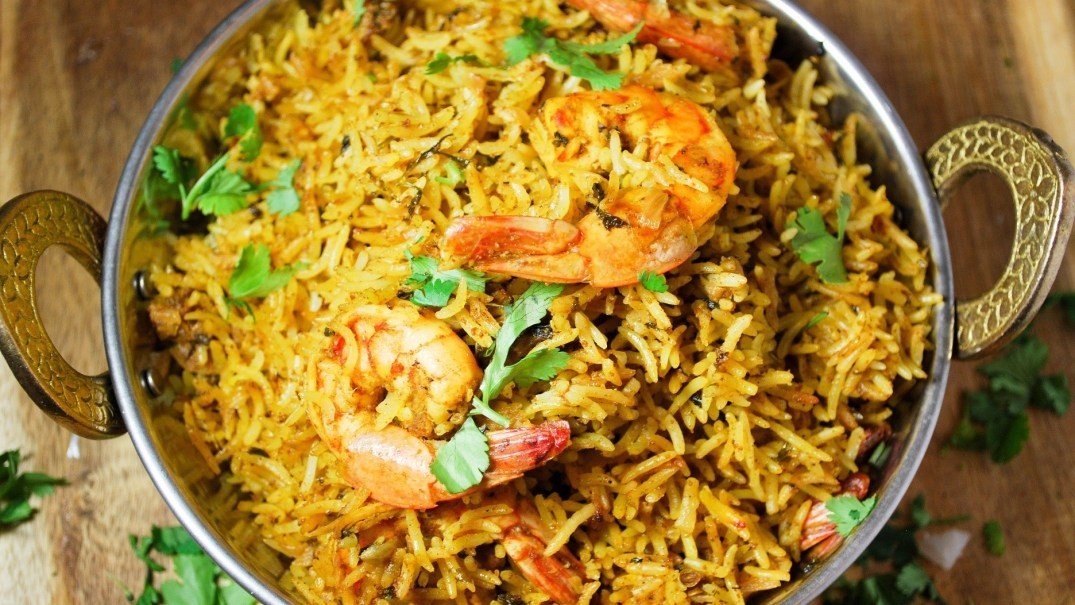 Biryani with Prawns