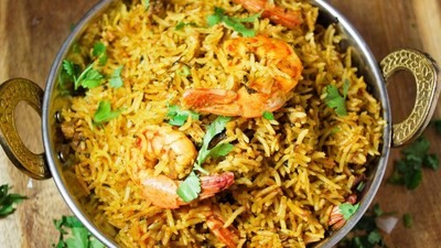 Biryani with Prawns