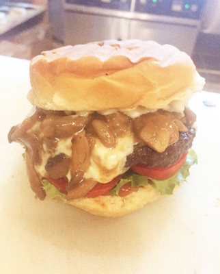 SWISS MUSHROOM BURGER