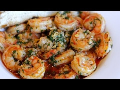 FRIED SHRIMPS WITH GARLIC