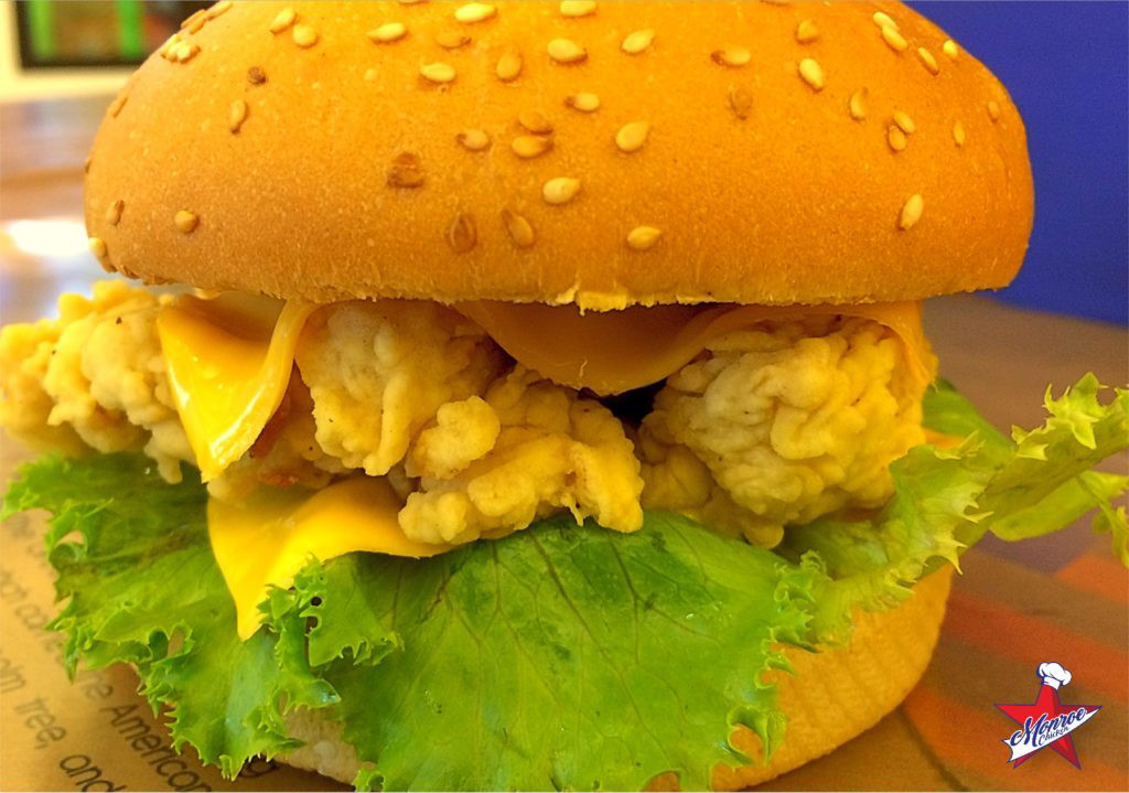 Chicken Garlic &amp; Cheese Burger