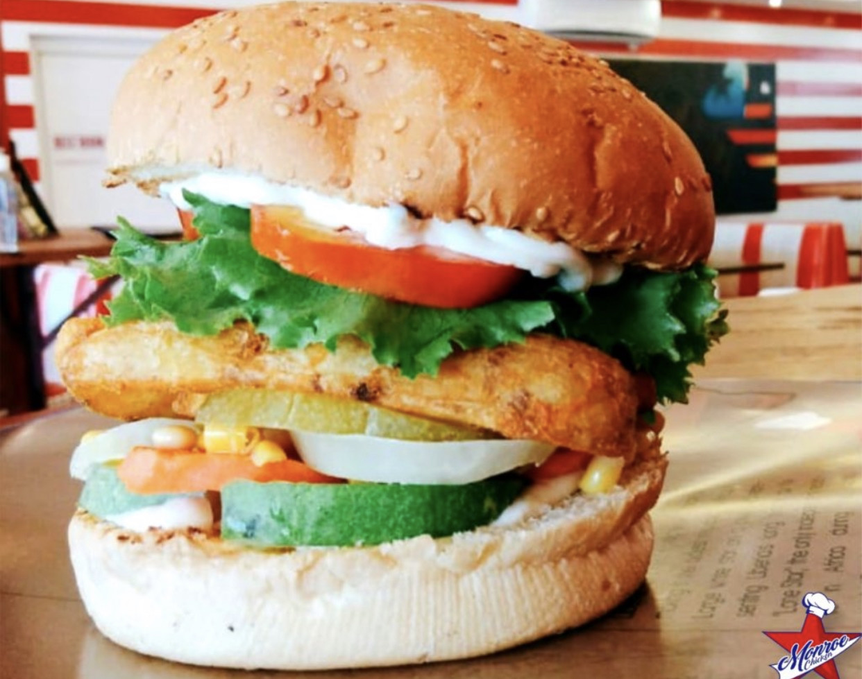 Veggie Wedge Cheese Burger