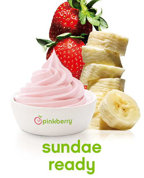 STRAWBERRY BANANA FROZEN YOGURT/P