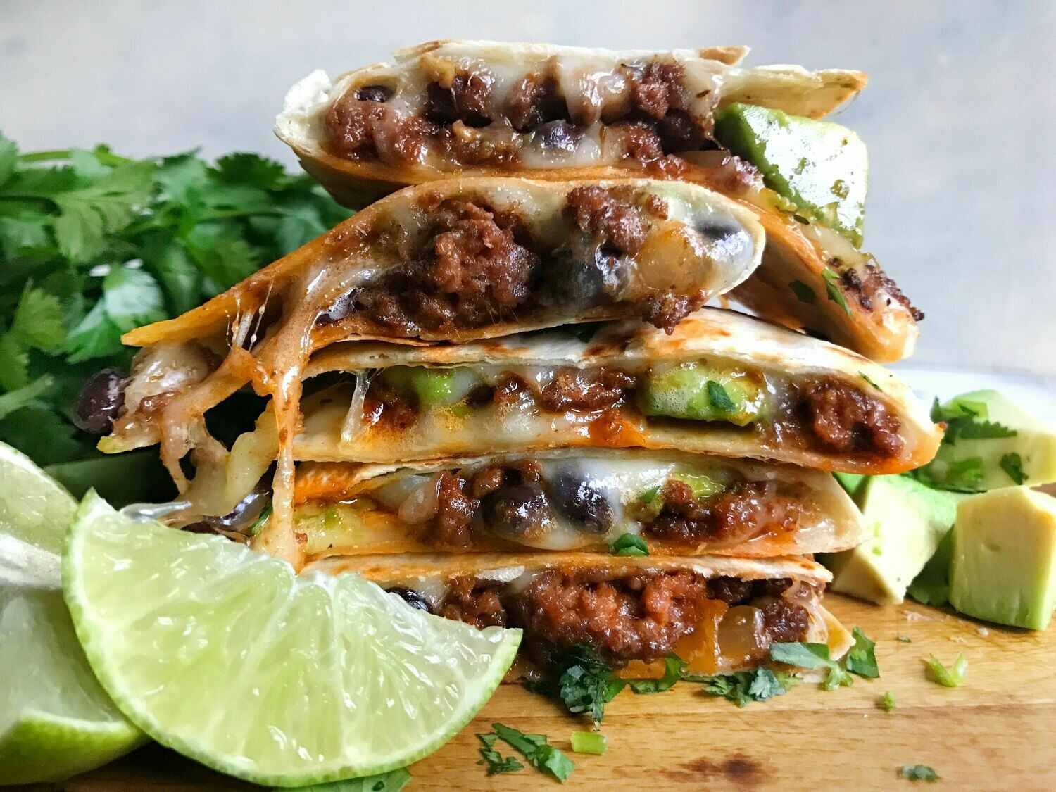 LILA&#39;S BEEF QUESADILLAS/L