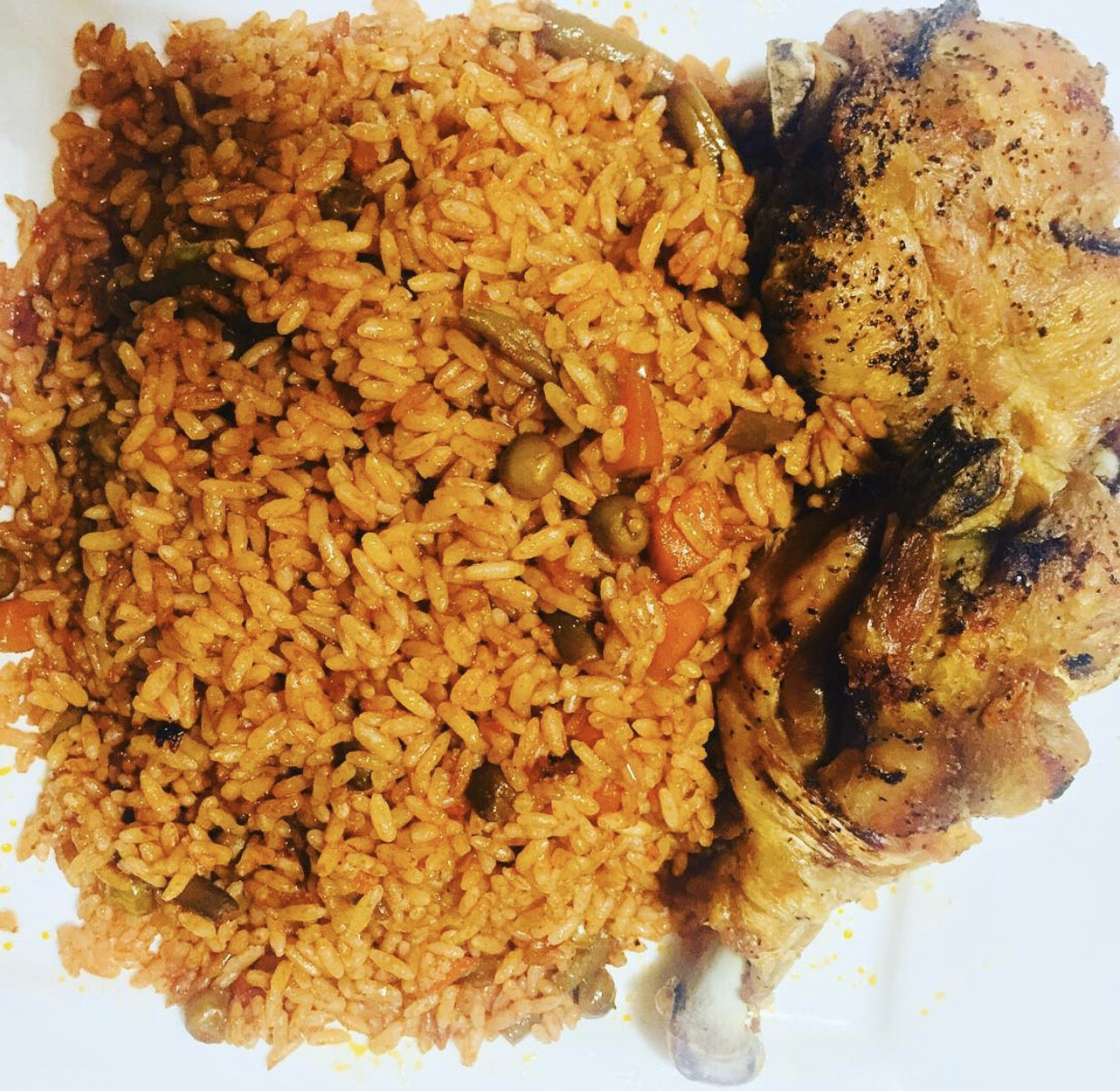 JOLLOF RICE &amp; FRIED CHICKEN