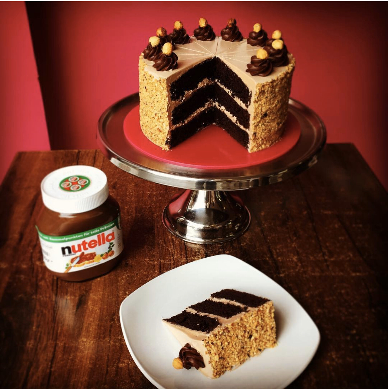 NUTELLA MOUSSE CAKE
