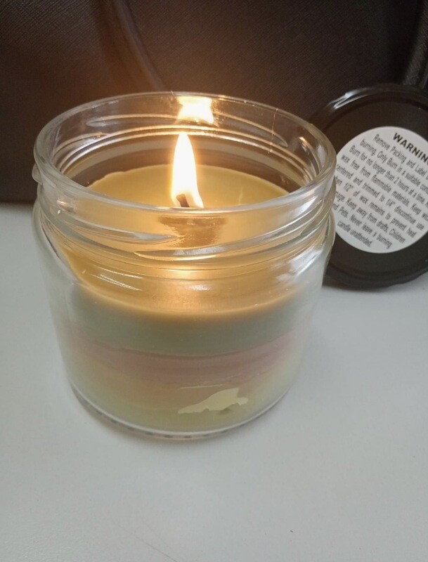 Strawberry Beeswax Candle