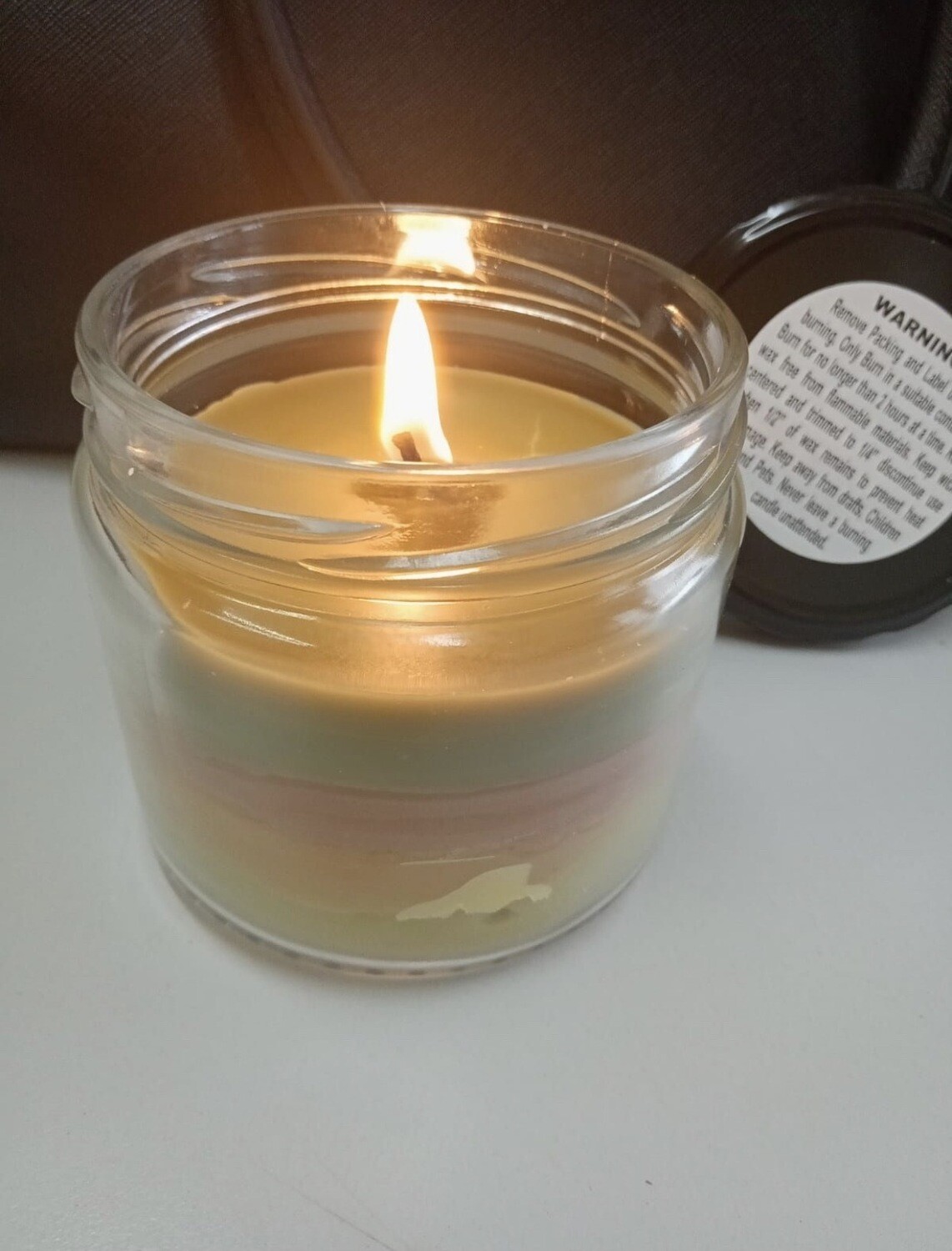 Spring Rain Beeswax Candle