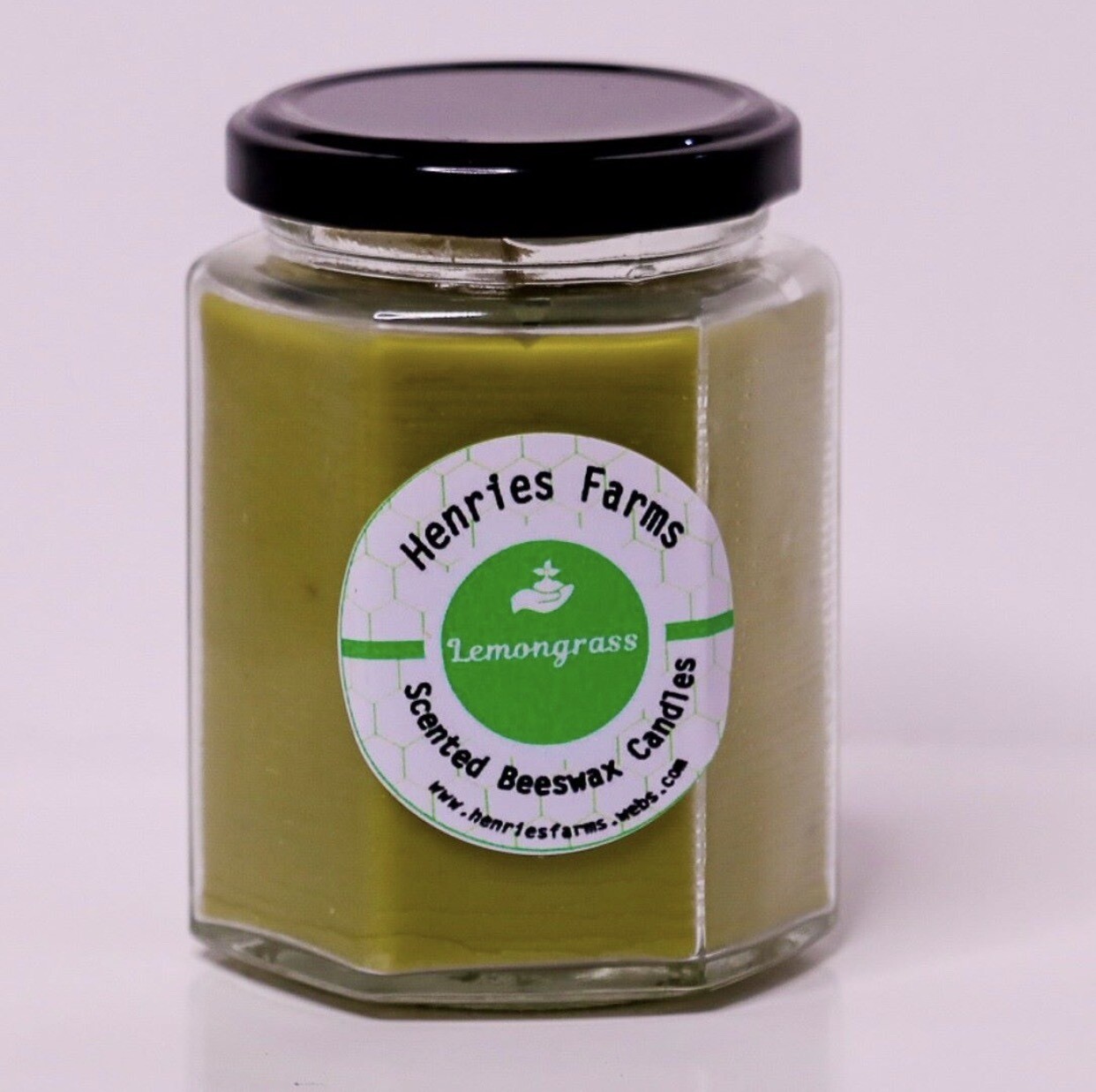 Lemongrass Beeswax Candle