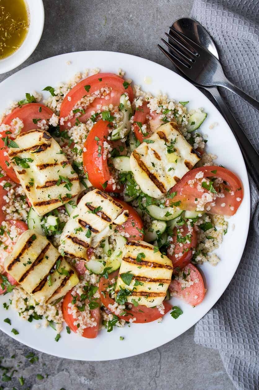 HALLOUMI SALAD