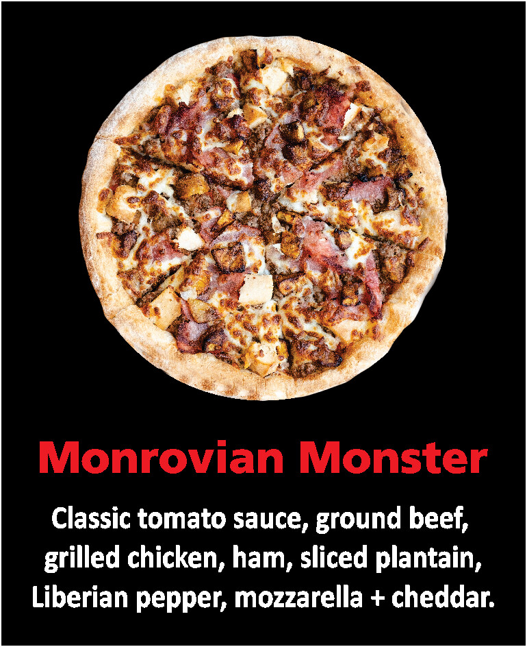MONROVIAN MONSTER PIZZA/P