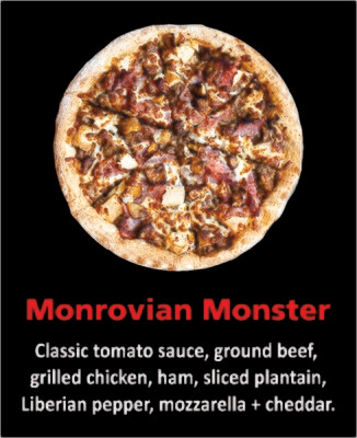 MONROVIAN MONSTER PIZZA/P