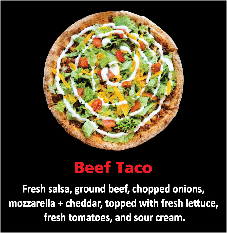 BEEF TACO PIZZA/P