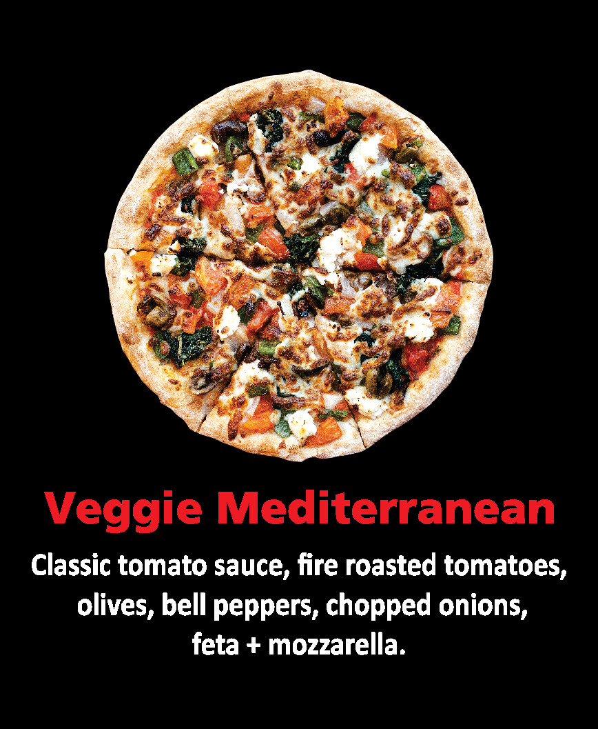 VEGGIE MEDITERRANEAN PIZZA/P