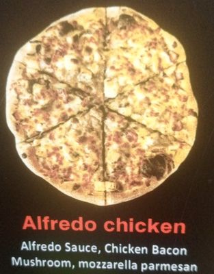 CHICKEN ALFREDO PIZZA/P